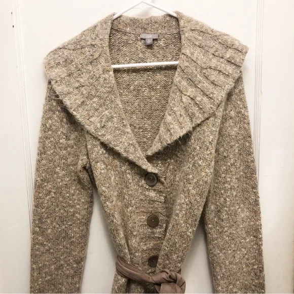 J Jill Alpaca Mohair Blend Knit Duster Cardigan Multicolor Size Medium - Picture 2 of 14